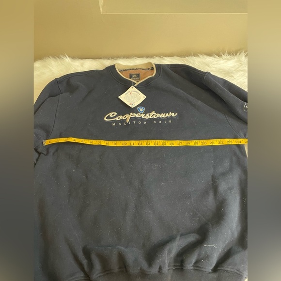 New Ahead Milwaukee Brewers Paul Molitor Cooperstown Men's Navy Sweatshirt - Picture 10 of 16